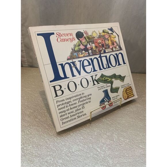 Children’s Invention Book Steven Caney Paperback stories projects for kids - Picture 1 of 9